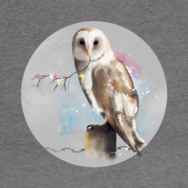 Barn owl by FrancinesWorkshop